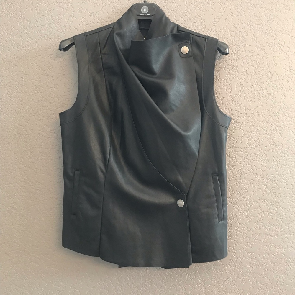 Kut Pleather Moto Vest